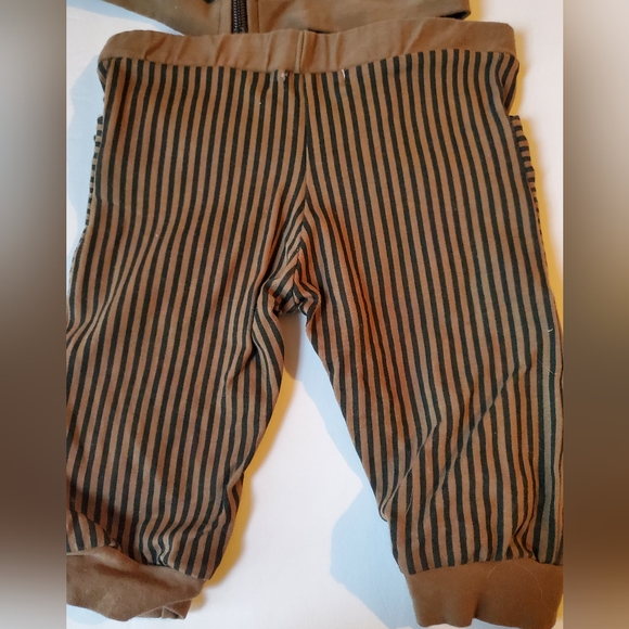 Lil Lemons For the Love of Lemons Hunter Striped Hoodie and Joggers 9-12 Mo - Picture 5 of 9